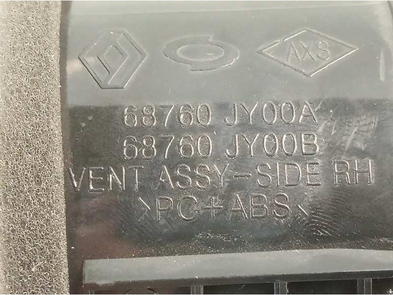 Recambio de rejilla aireadora para renault koleos 2.0 dci diesel fap referencia OEM IAM 68760JY00A 68760JY00B 