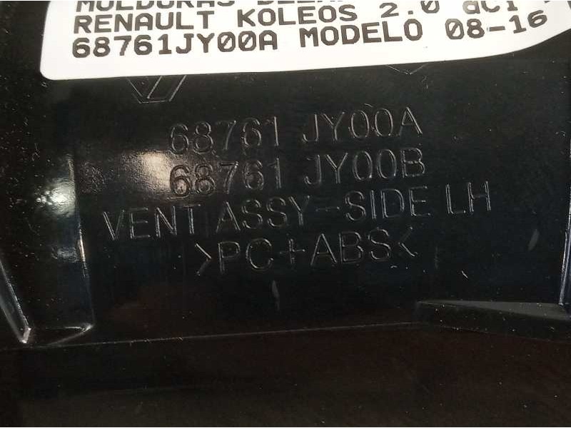 Recambio de rejilla aireadora para renault koleos 2.0 dci diesel fap referencia OEM IAM 68761JY00A 68761JY00B 