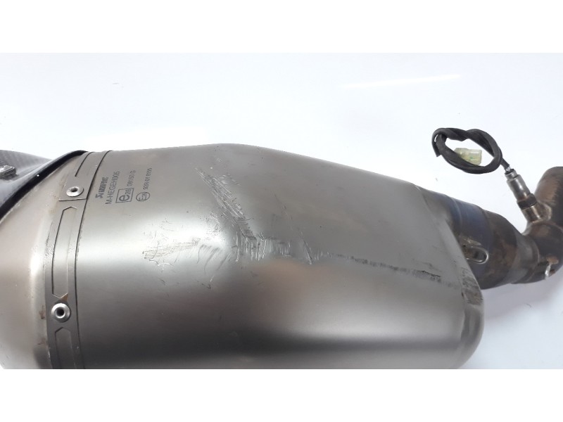 Recambio de silenciador trasero para kawasaki er 6 referencia OEM IAM HEGEH005  