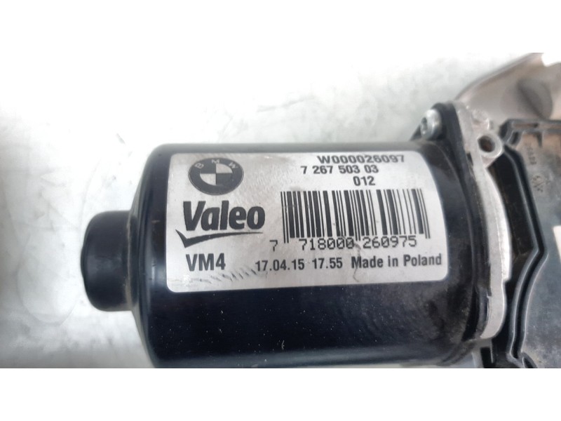 Recambio de motor limpia delantero para bmw serie 3 lim. (f30) 318d referencia OEM IAM 726750303  