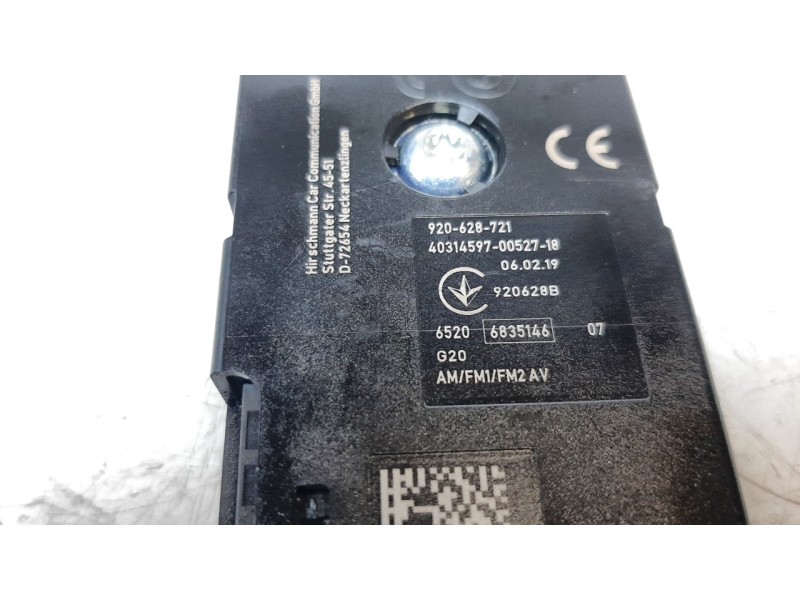 Recambio de amplificador de antena para bmw serie 3 berlina (g20) 2.0 16v turbodiesel referencia OEM IAM 65206835146  