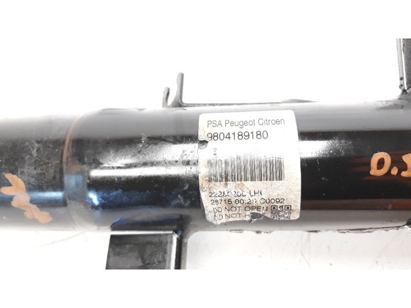 Recambio de amortiguador delantero izquierdo para citroen c3 1.6 blue-hdi fap referencia OEM IAM 9804189180  