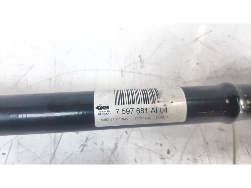 Recambio de transmision trasera izquierda para bmw serie 3 lim. (f30) 318d referencia OEM IAM 7597681AI04  