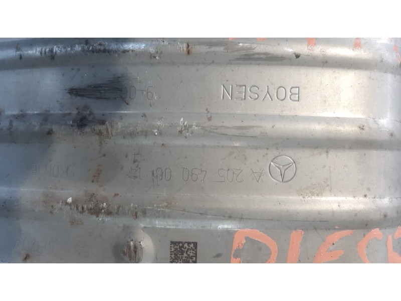 Recambio de tubo escape trasero para mercedes-benz clase c (w205) familiar 2.1 cdi cat referencia OEM IAM A2054900614  