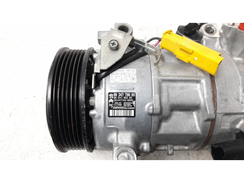 Recambio de compresor aire acondicionado para peugeot 2008 (p1) active referencia OEM IAM 9834779880  CAF950007CP
