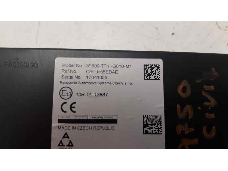 Recambio de modulo electronico para honda civic lim.4 (fc) 1.5 vtec cat referencia OEM IAM 39800TFKG010  