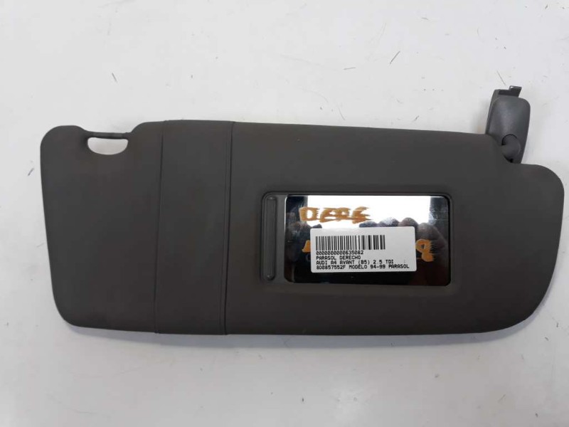 Recambio de parasol derecho para audi a4 avant (b5) 2.5 tdi referencia OEM IAM 8D0857552F  