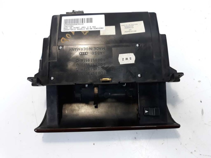 Recambio de cenicero para audi a4 avant (b5) 2.5 tdi referencia OEM IAM 8D0857951G  