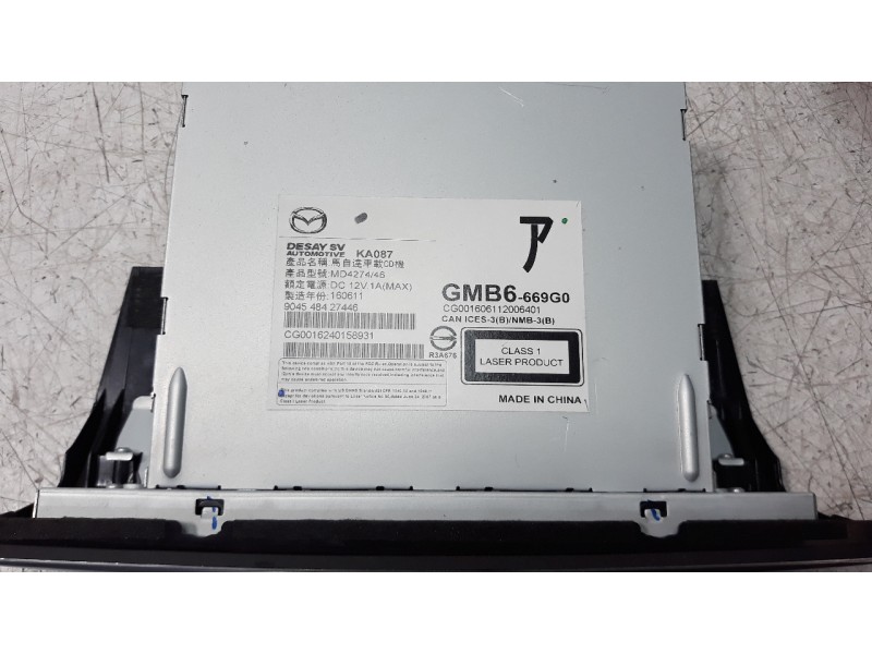 Recambio de sistema navegacion gps para mazda 6 lim. (gh)(.2012) 2.2 turbodiesel cat referencia OEM IAM GMD7669C0E  