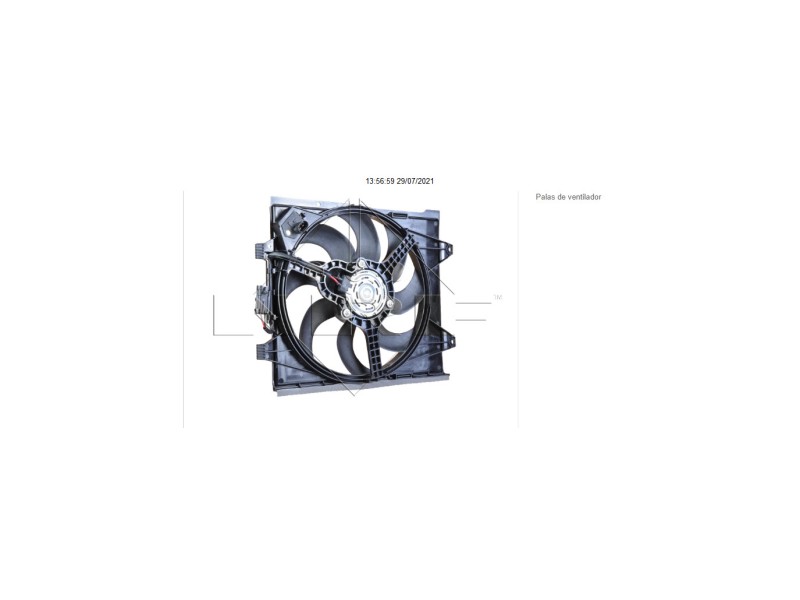 Recambio de electroventilador para fiat nuova 500 (150) 1.2 cat bivalent. gasolina / gpl referencia OEM IAM 52061715 47251 