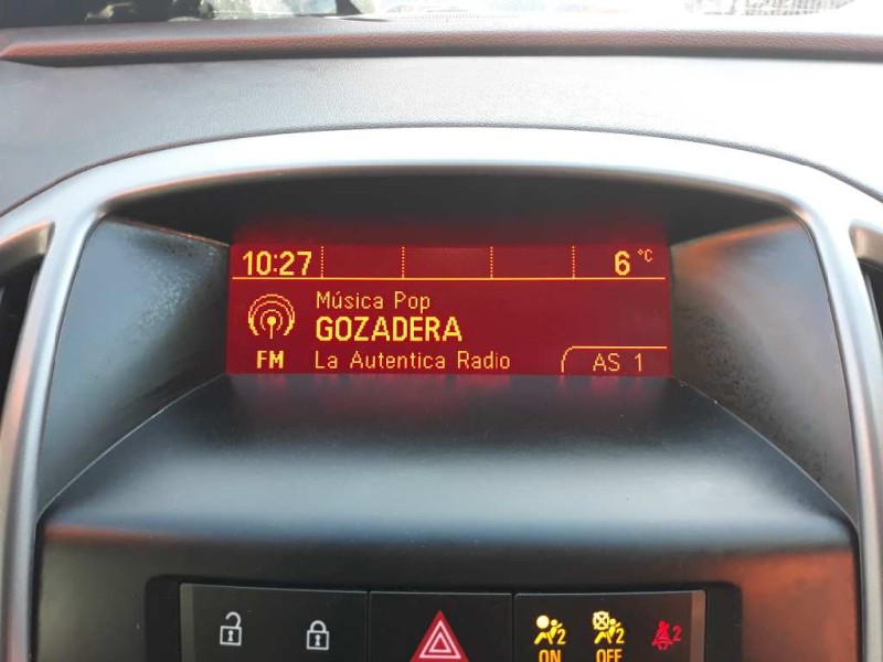 Recambio de pantalla multifuncion para opel astra j lim. selective referencia OEM IAM 18781835  