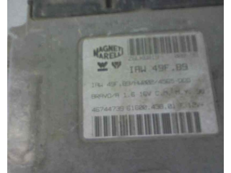 Recambio de centralita motor uce para fiat brava (182) 1.6 16v cat referencia OEM IAM Z6LK6819 IAW49FB9 7076