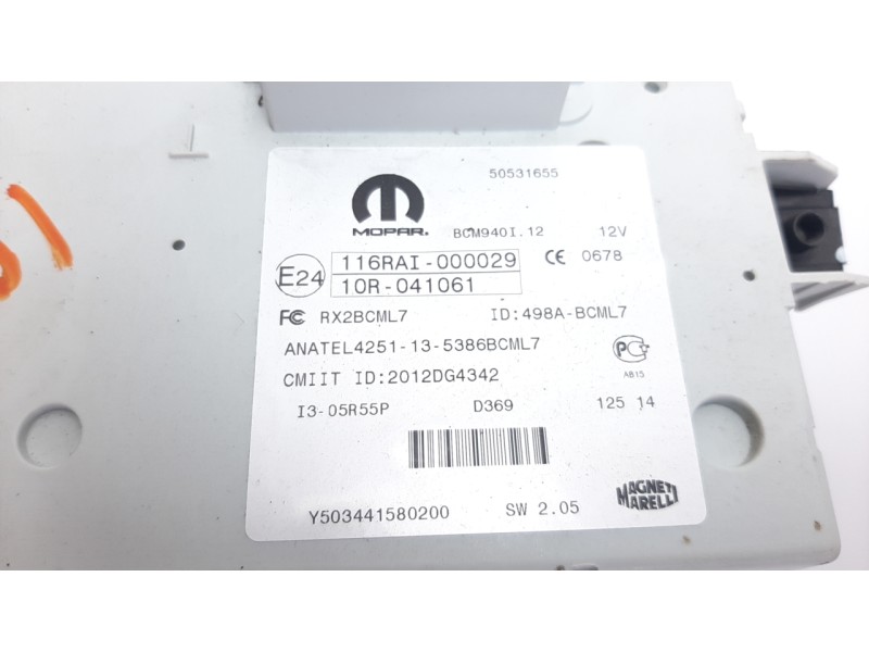 Recambio de caja reles / fusibles para alfa romeo giulietta (191) 2.0 jtdm referencia OEM IAM 50531655  