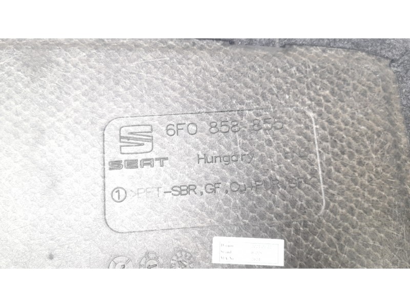 Recambio de bandeja trasera para seat ibiza (kj1) 1.0 tsi referencia OEM IAM 6F0858855  