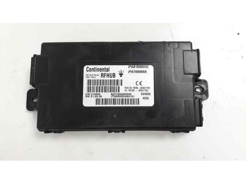 Recambio de modulo electronico para maserati ghibli s q4 referencia OEM IAM 68185802AC 670008068 