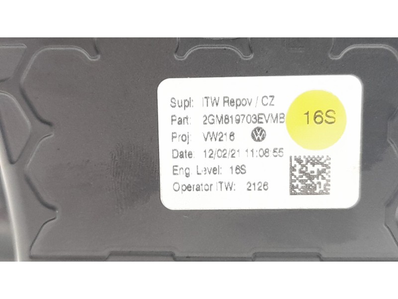 Recambio de rejilla aireadora para volkswagen t-cross 1.0 tsi referencia OEM IAM 2GM819703EVMB  