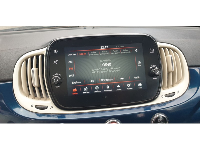 Recambio de sistema audio / radio cd para fiat 500 (312) berlina dolcevita referencia OEM IAM 7357726245753  