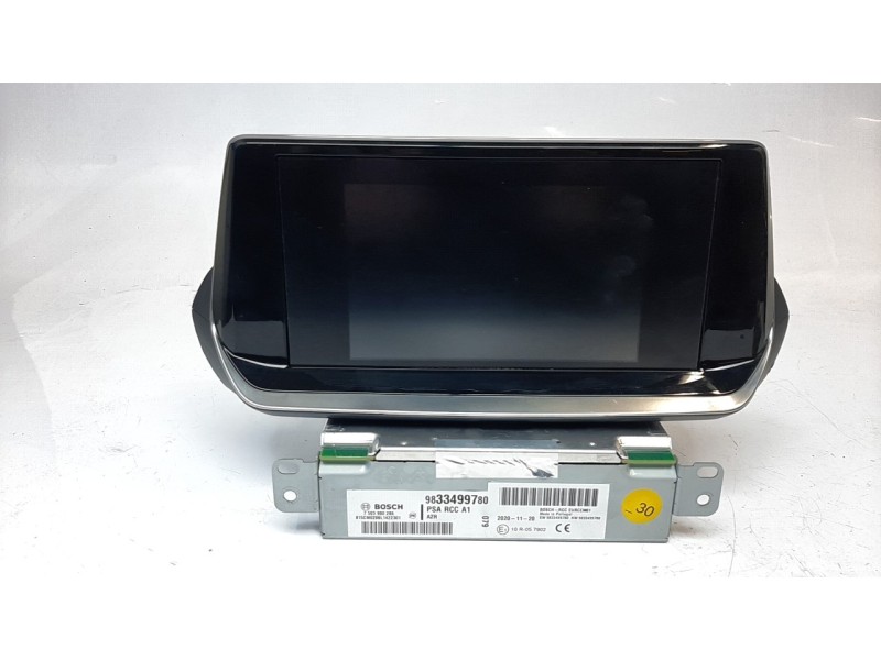 Recambio de sistema navegacion gps para peugeot 2008 (p1) active referencia OEM IAM 9838129680  