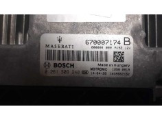 Recambio de centralita motor uce para maserati ghibli s q4 referencia OEM IAM 670007174 0261S09248  2