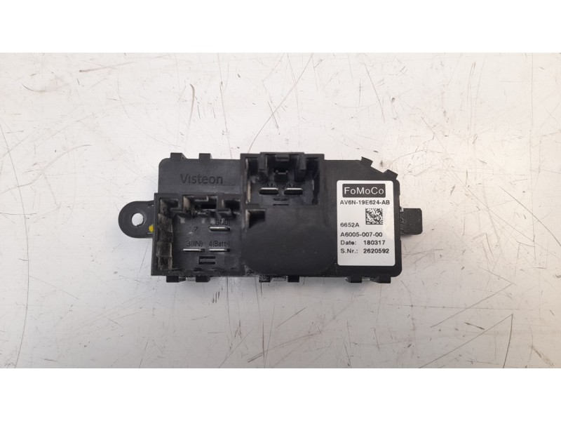 Recambio de resistencia calefaccion para ford focus 1.0 ecoboost cat referencia OEM IAM A600500700 AV6N19E624AB 