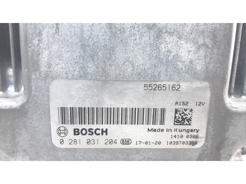 Recambio de centralita motor uce para jeep renegade 1.6 m-jet cat referencia OEM IAM 55265162  