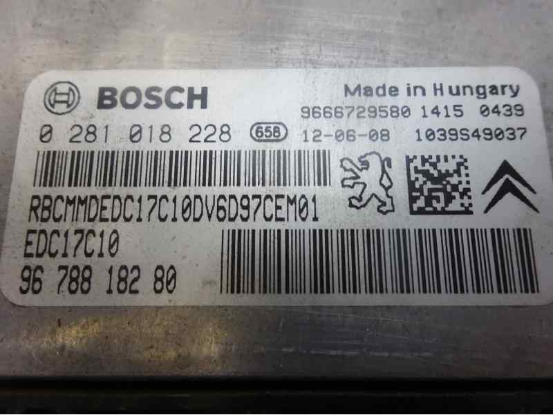 Recambio de centralita motor uce para peugeot 208 allure referencia OEM IAM 96788182 0281018228 9666729580