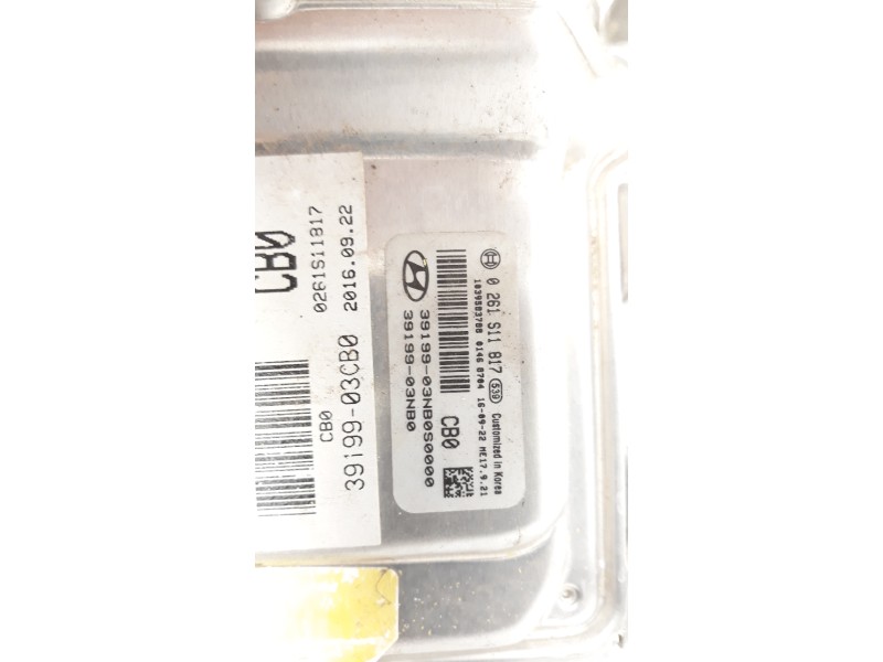 Recambio de centralita motor uce para hyundai i30 (gd) 1.4 cat referencia OEM IAM 3919903CB0  