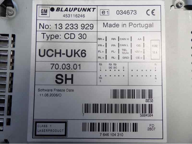 Recambio de sistema audio / radio cd para opel meriva enjoy referencia OEM IAM 13233929  
