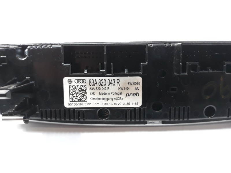Recambio de mando climatizador para audi a1 sportback (gba) 1.0 tfsi referencia OEM IAM 83A820043R  