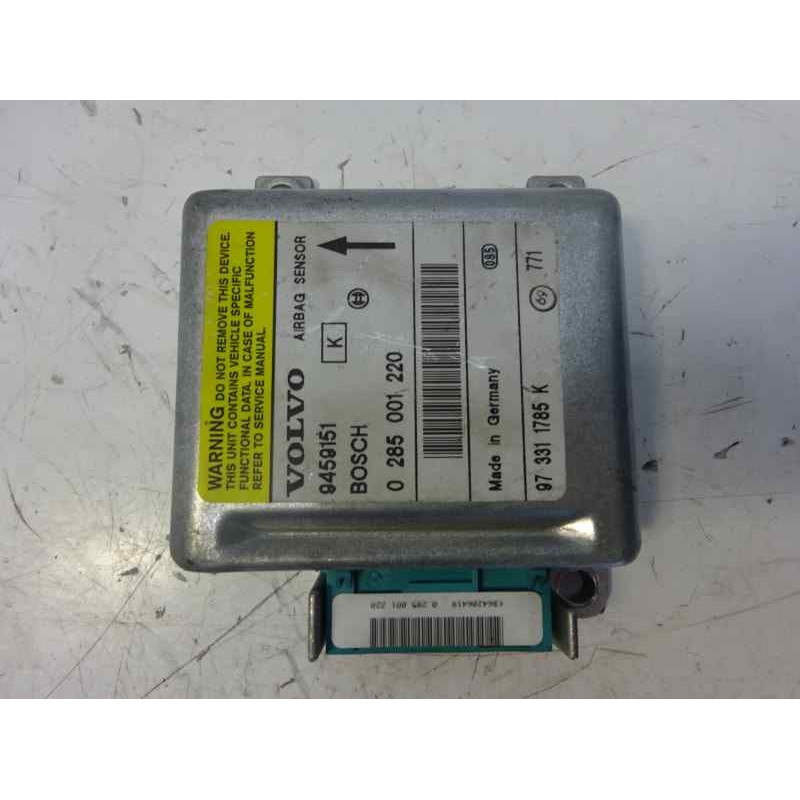 Recambio de centralita airbag para volvo s70 berlina 2.4 / 2.5 (103kw / 106kw) referencia OEM IAM 973311785K 0285001220 