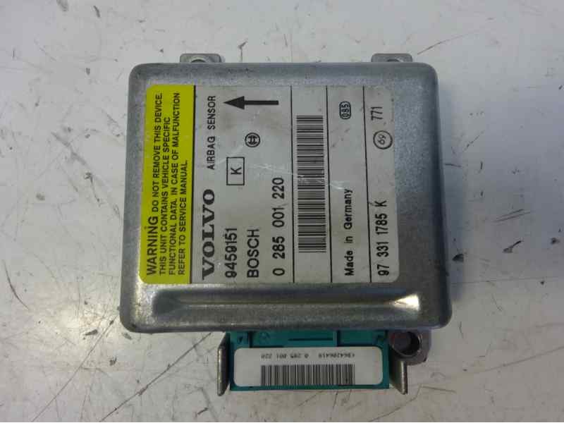 Recambio de centralita airbag para volvo s70 berlina 2.4 / 2.5 (103kw / 106kw) referencia OEM IAM 973311785K 0285001220 