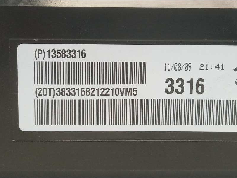 Recambio de modulo electronico para opel insignia berlina sport referencia OEM IAM 13583316 3833168212210VM5 