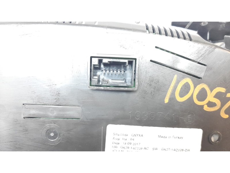 Recambio de cuadro instrumentos para ford transit custom kasten 2.0 tdci cat referencia OEM IAM GK2T10849NA  