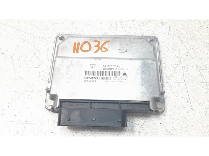 Recambio de centralita motor uce para porsche cayenne (typ 9pa) turbo s referencia OEM IAM 0AD927755AM  