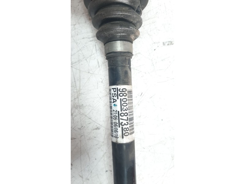 Recambio de transmision delantera izquierda para peugeot 2008 (--.2013) 1.2 12v e-thp referencia OEM IAM 9800387380 T39141 