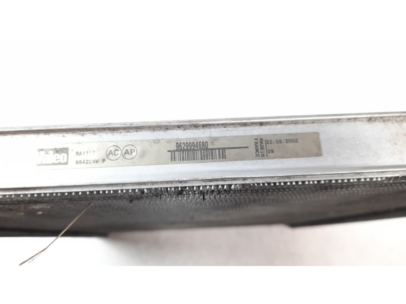 Recambio de radiador agua para peugeot 607 (s1) básico referencia OEM IAM 9629994680  