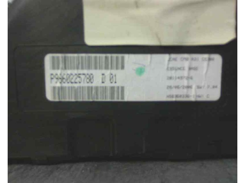 Recambio de cuadro instrumentos para citroen c2 1.1 referencia OEM IAM 9660225780  99/M