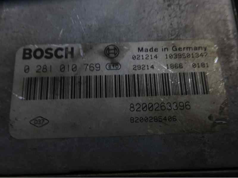 Recambio de centralita motor uce para renault megane ii berlina 5p confort expression referencia OEM IAM 8200263396 0281010769 1