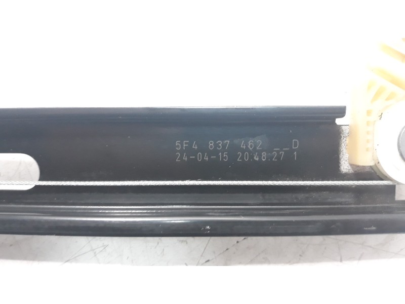 Recambio de elevalunas delantero derecho para seat leon (5f1) style referencia OEM IAM 5F4837462D  
