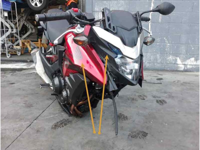 honda cb500 x del año 2018