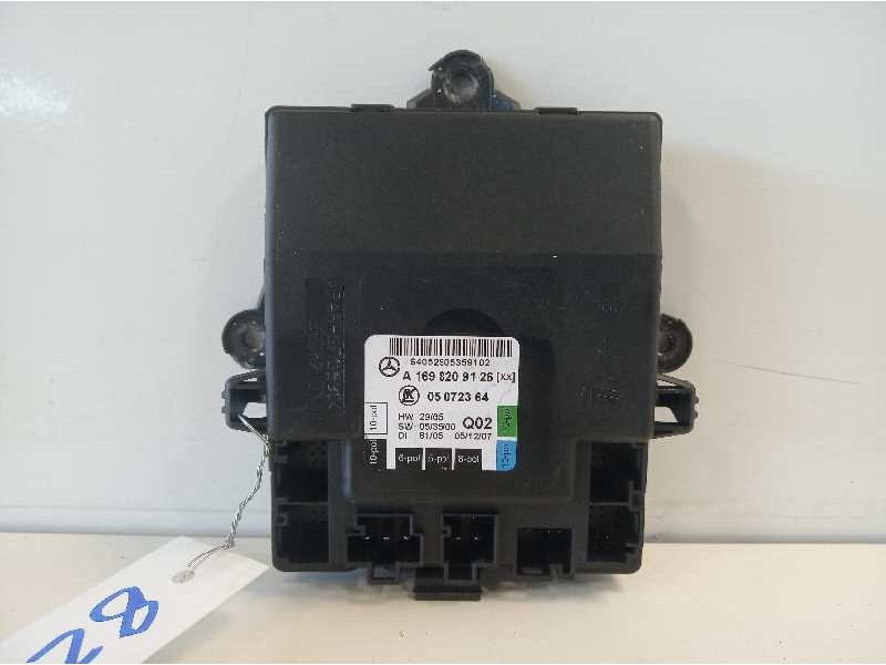 Recambio de centralita cierre para mercedes-benz clase a (w169) 2.0 cdi cat referencia OEM IAM A1698209126 0572364 