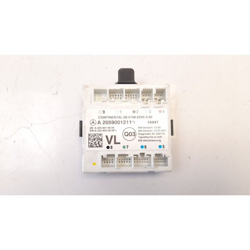 Recambio de modulo confort para mercedes-benz clase c (w205) lim. c 220 cdi bluetec (205.004) referencia OEM IAM A2059001211  
