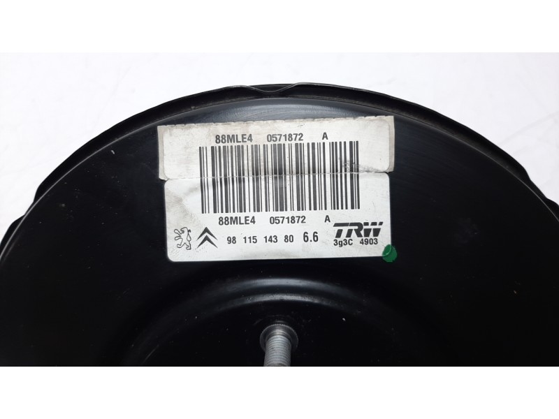 Recambio de servofreno para citroen c-elysée exclusive referencia OEM IAM 9811514380 88MLE4 