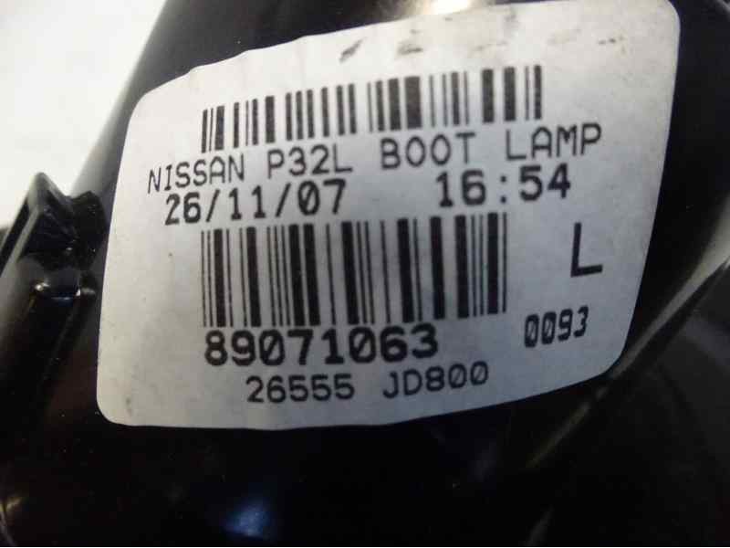 Recambio de piloto trasero izquierdo para nissan qashqai (j10) acenta referencia OEM IAM 26559JD00A 16529021 108804753