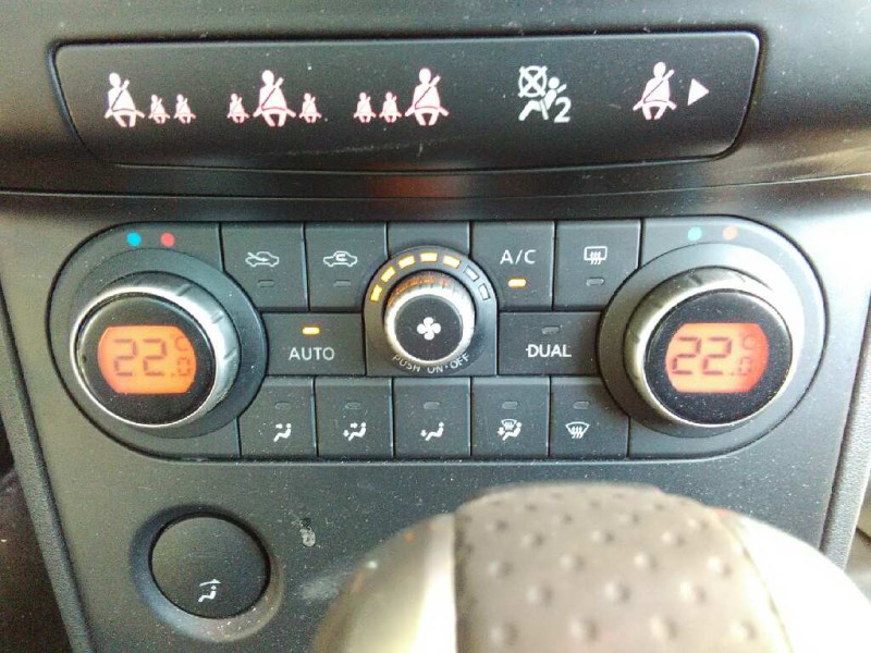 Recambio de mando climatizador para nissan qashqai (j10) acenta referencia OEM IAM 27500JD400  