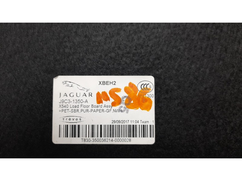 Recambio de bandeja trasera para jaguar xf 3.0 v6 24v cat referencia OEM IAM J9C31350A  