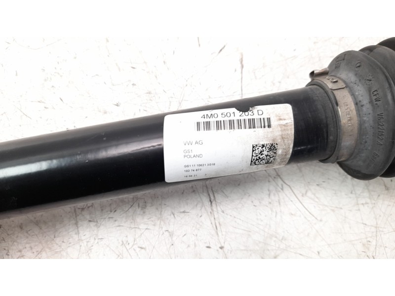 Recambio de transmision trasera derecha para audi q7 4mg referencia OEM IAM 4M0501203D  