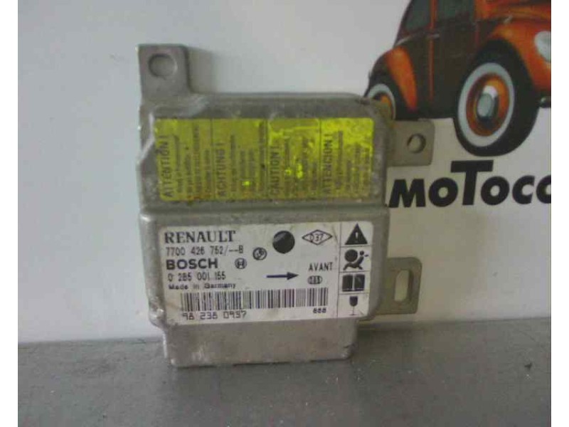 Recambio de centralita airbag para renault clio ii fase i (b/cbo) referencia OEM IAM 7700426752B 0285001155 