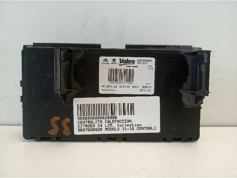 Recambio de centralita calefaccion para citroen c4 lim. collection referencia OEM IAM 9687606680  