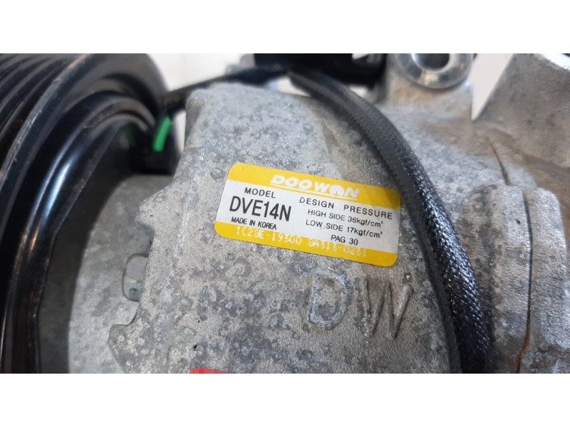 Recambio de compresor aire acondicionado para hyundai kona referencia OEM IAM 1C28E19300  CAF720387HQ